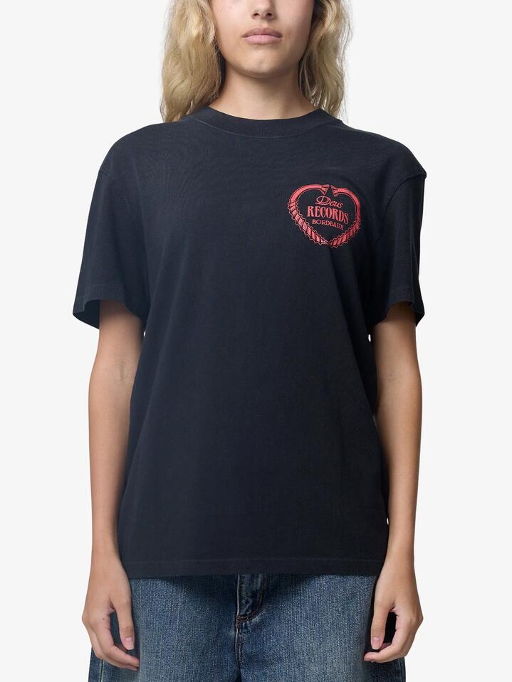 Image of T-Shirts. Productname: Deus Pleasures Tee in Black Beauty colour by brand - Deus