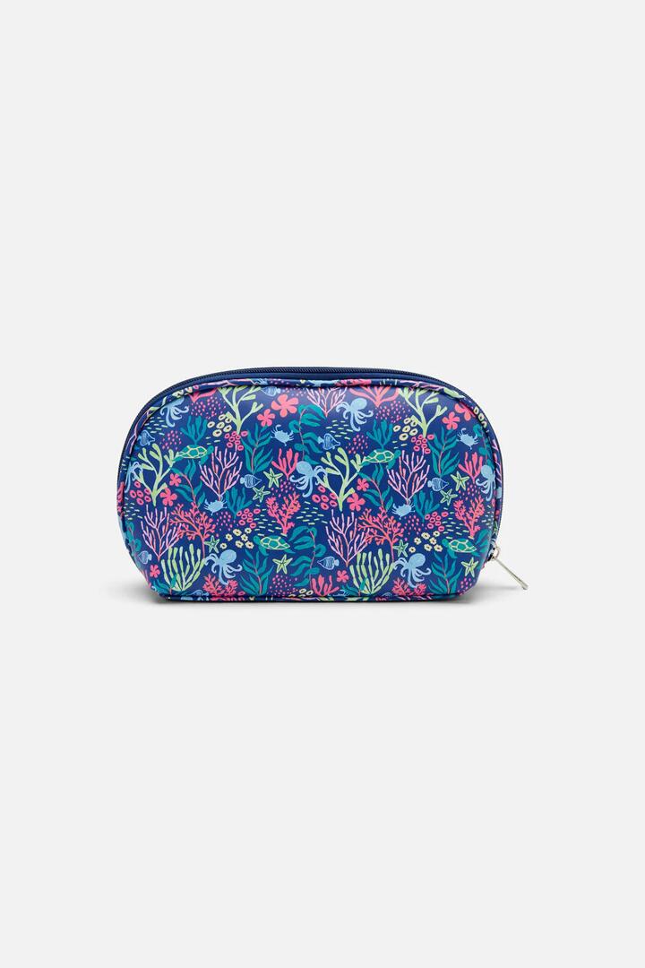 Image of Bags. Productname: Coral Reef Cosmetics Pouch in Blue colour by brand - Princess Highway
