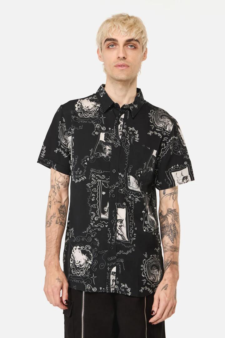 Image of Shirts. Product name - Holy Thursday Shirt in Black colour by brand - Black Friday
