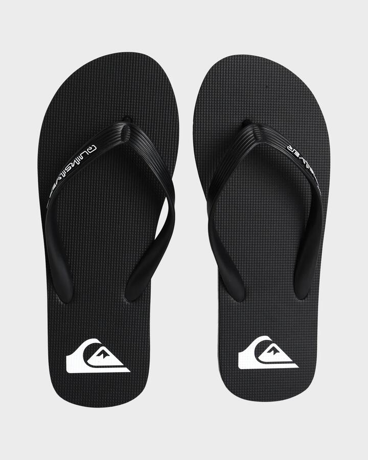 Image of Sandals. Productname: Quiksilver - Boys Moncata Core Thongs - Black - in Black colour by brand - Quiksilver