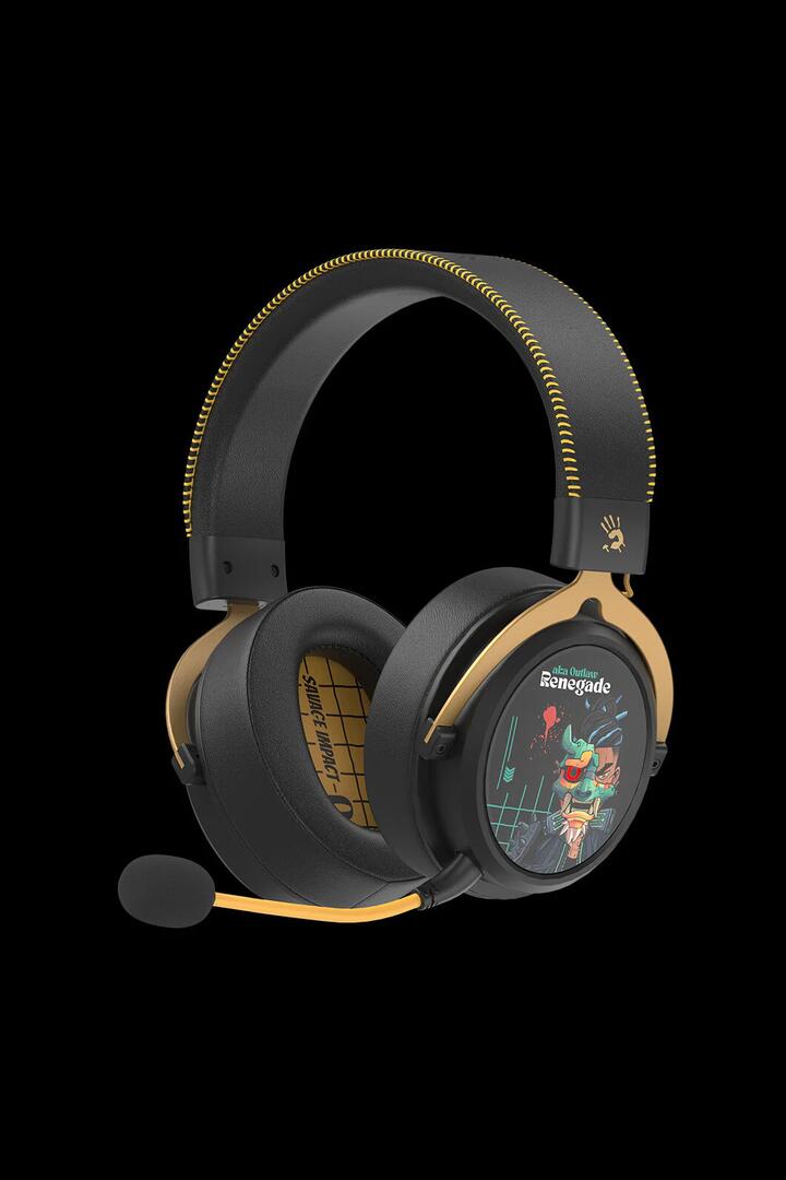 Image of Others. Productname: Bloody MR595 Renegade Midnight Multi Mode Wireless Stereo Gaming Headset in Renegade Midnight colour by brand - BLOODY