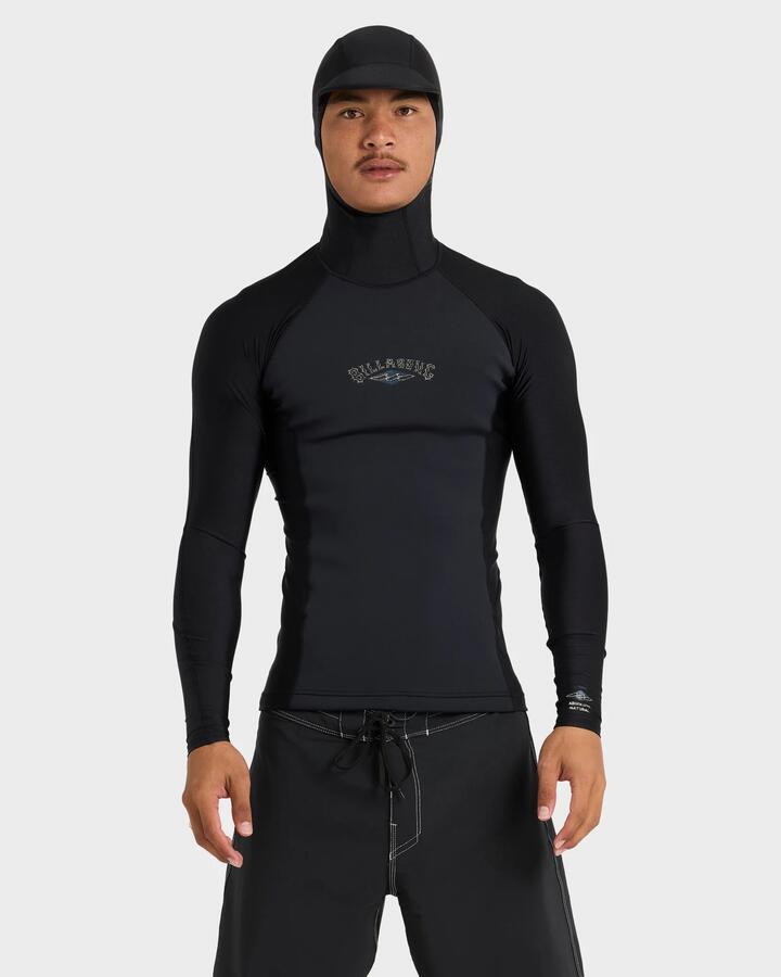 Image of Wetsuits. Product name - Billabong Mens Absolute Natural Wetsuit Jacket Black in Black colour by brand - Billabong