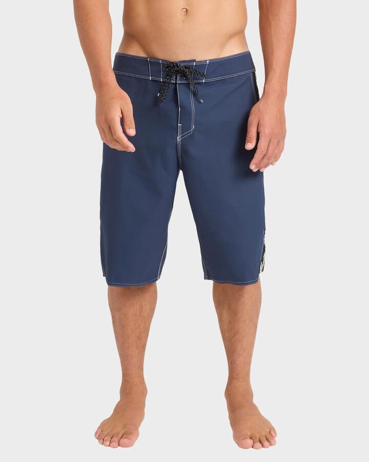 Image of Swimwear. Product name - Billabong Mens Spec 73 Pro Performance 22" Boardshorts Vintage Indigo in Vintage Indigo colour by brand - Billabong