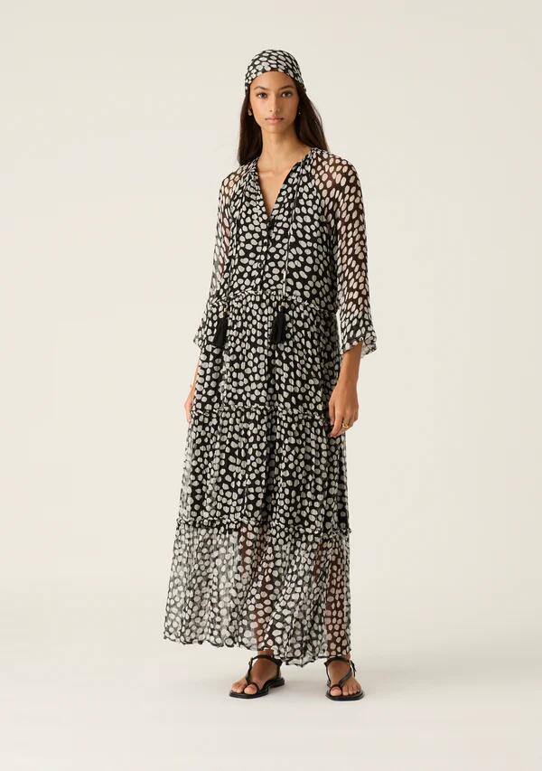 Image of Dresses. Productname: Ava Spots Midi Dress in Spots Print colour by brand - MOS The Label