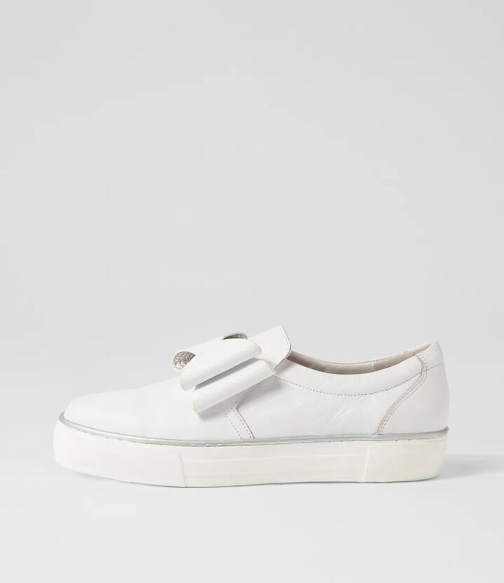Image of Sneakers. Productname: Filliy Mi White White Sole Leather White White Sole in White-White Sole colour by brand - MIDAS