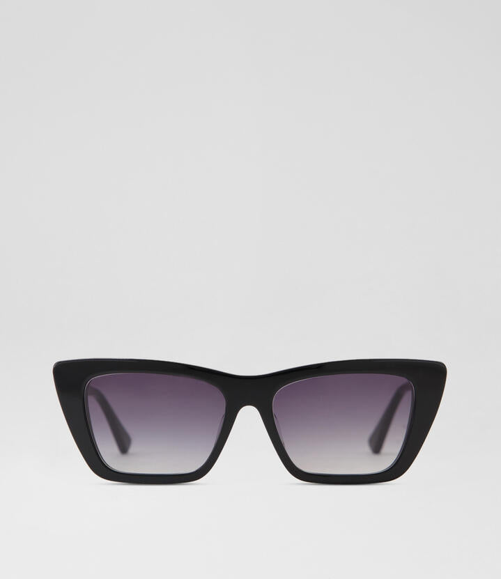 Image of Sunglasses. Productname: May Black Acetate Sunglasses in Black colour by brand - MOLLINI