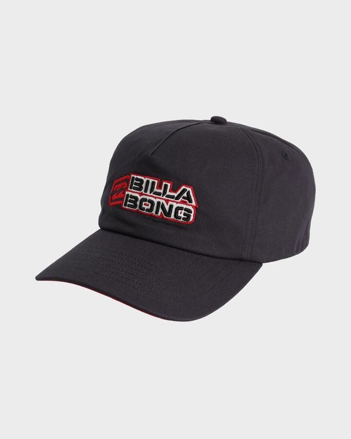 Image of Hats. Productname: billabong - Mens Straddie Strapback Cap - Graystone - in Graystone colour by brand - billabong