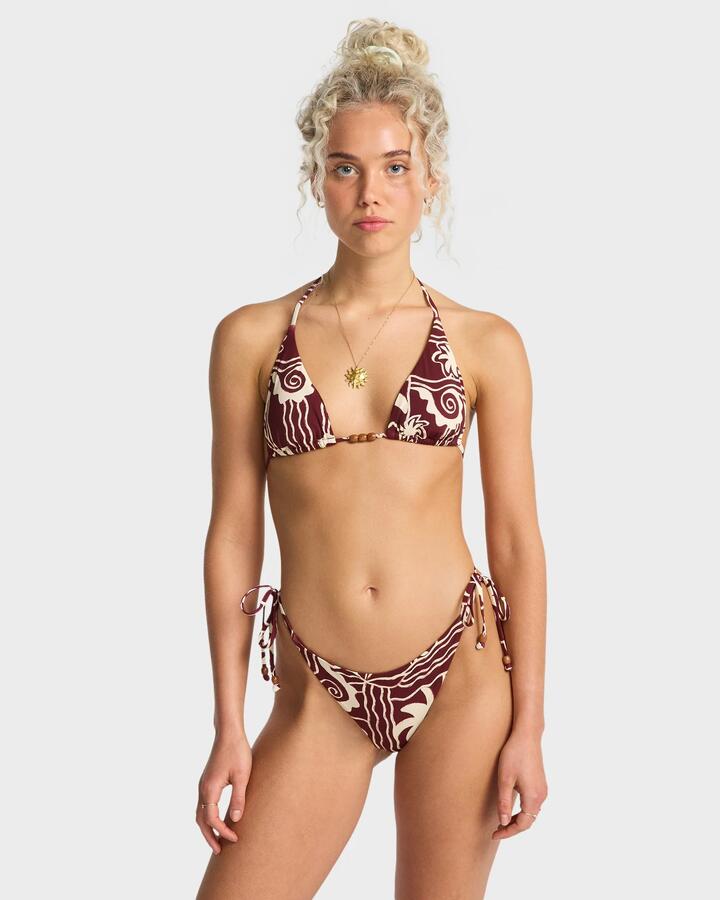 Image of Swimwear. Productname: billabong - Womens Sol Playa Ts Skimpy Bikini Bottom - Red Dahlia - in Red Dahlia colour by brand - billabong
