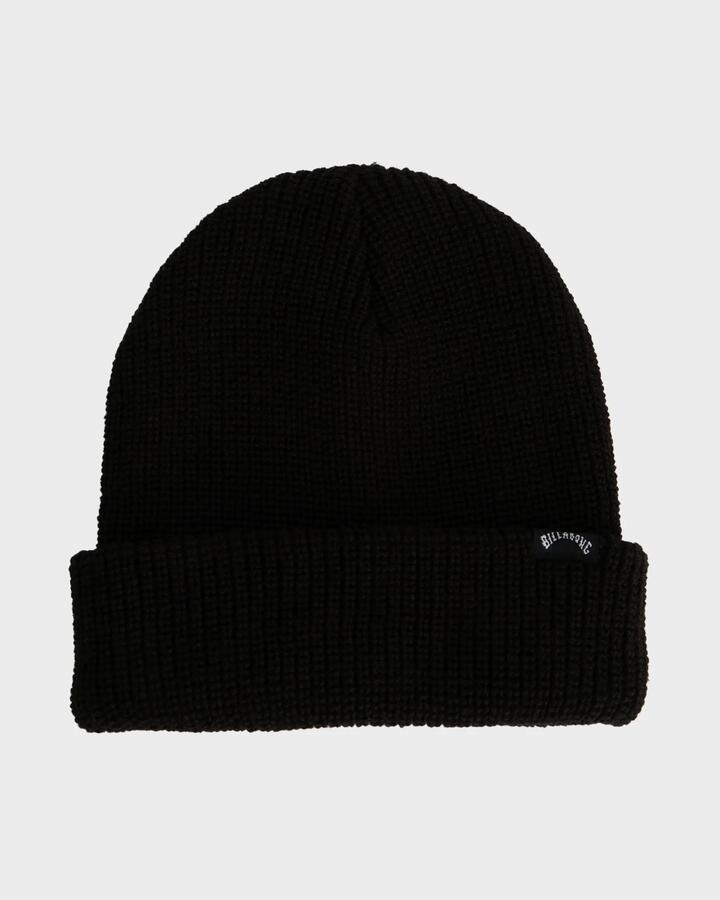 Image of Hats. Productname: billabong - Mens Arcade Beanie - Black - in Black colour by brand - billabong