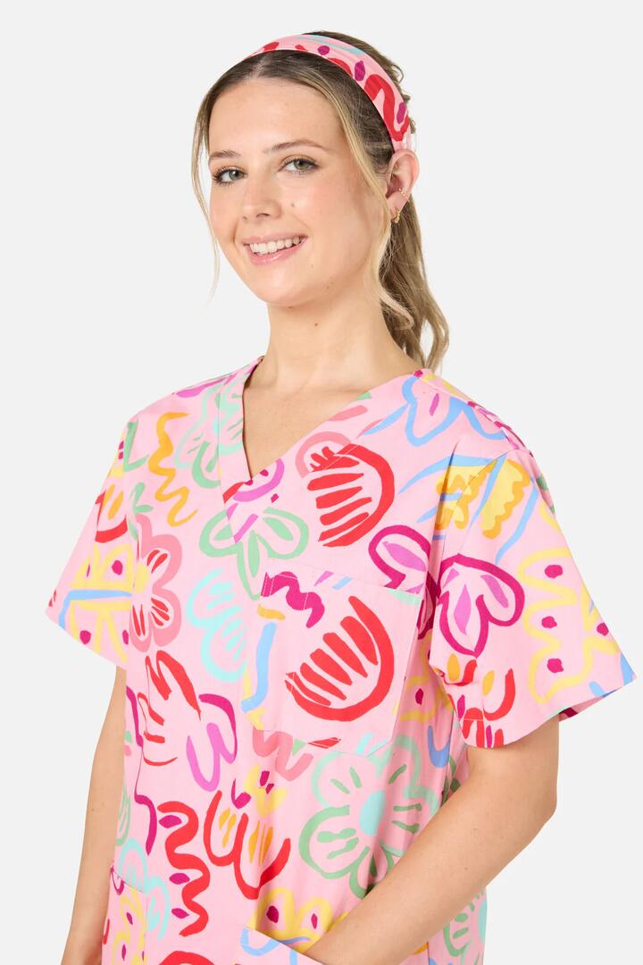Image of Hair Accessories. Productname: Holiday Scrub Headband in Pink colour by brand - Gorman
