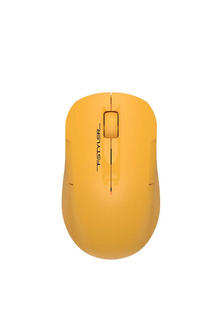 Image of Electronics Accessories. Productname: FG15C Air2 S. Dual Function Mouse (Yellow) in Yellow colour by brand - A4Tech