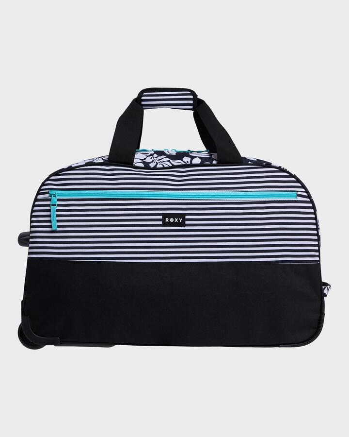Image of Bags. Product name - Roxy Womens Feel It All 43L Duffle Anthracite The Mo in Anthracite The Mo colour by brand - Roxy