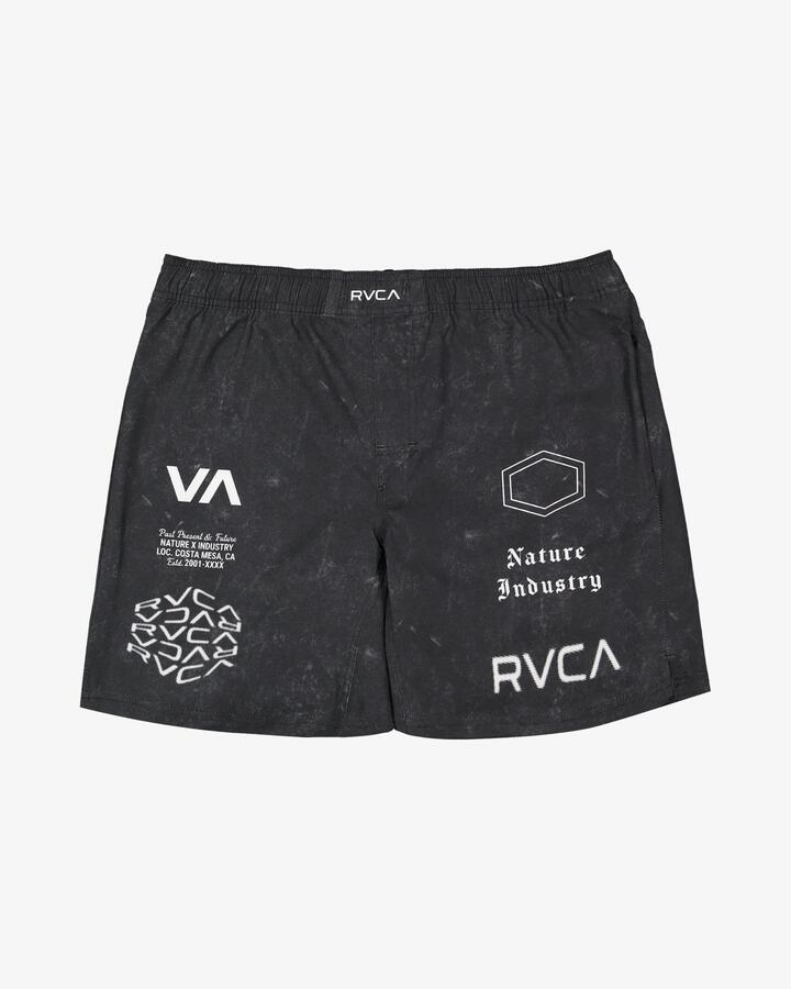 Image of Accessories. Productname: rvca - Mens Scrapper Ii Lined Walkshorts - Washed Black - in Washed Black colour by brand - rvca