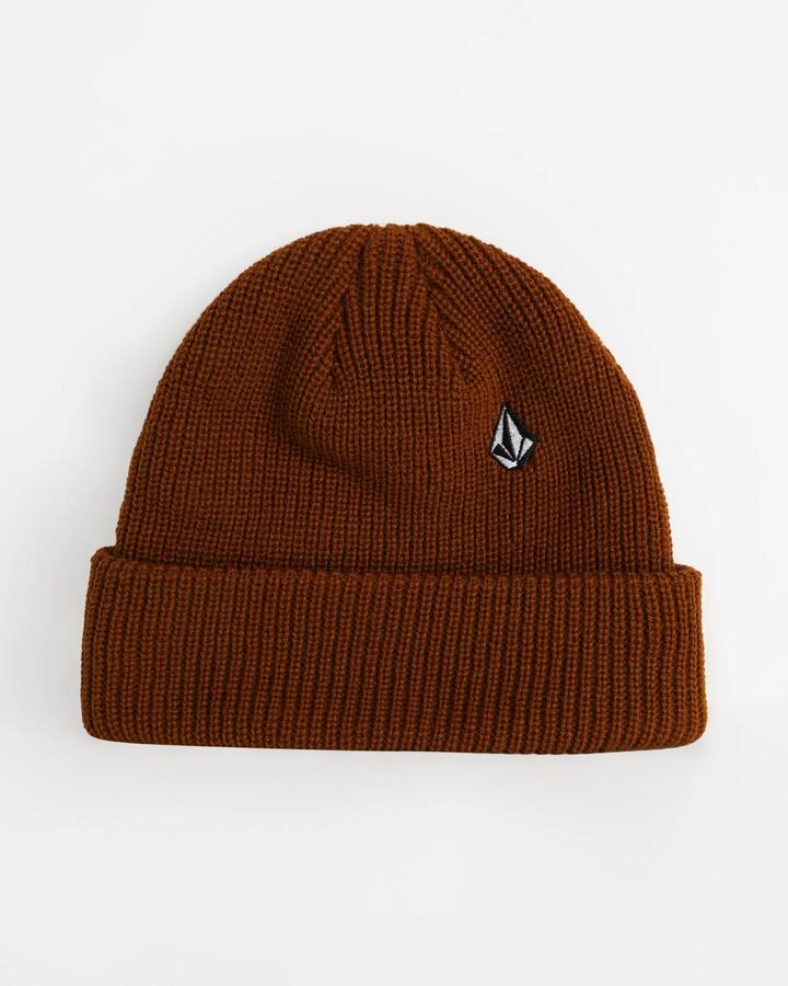 Image of Hats. Productname: volcom - Mens Full Stone Beanie - Major Brown - in Major Brown colour by brand - volcom