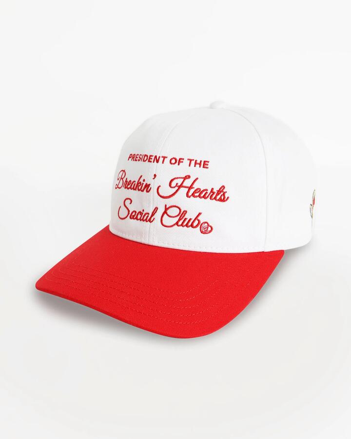Image of Hats. Productname: volcom - Womens Breaking Hearts Cap - White - in White colour by brand - volcom