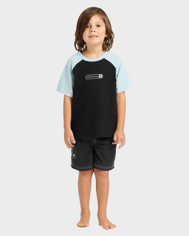Image of T-Shirts. Product name - Billabong Toddlers Spec 73 T-Shirt Black in Black colour by brand - Billabong