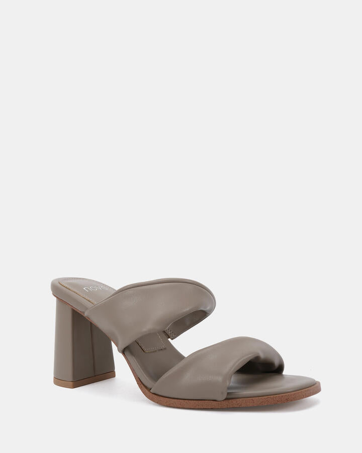 Image of Heels. Productname: Lesia: Dove Smooth - Women's Strappy - High Heel in Dove Smooth colour by brand - Novo