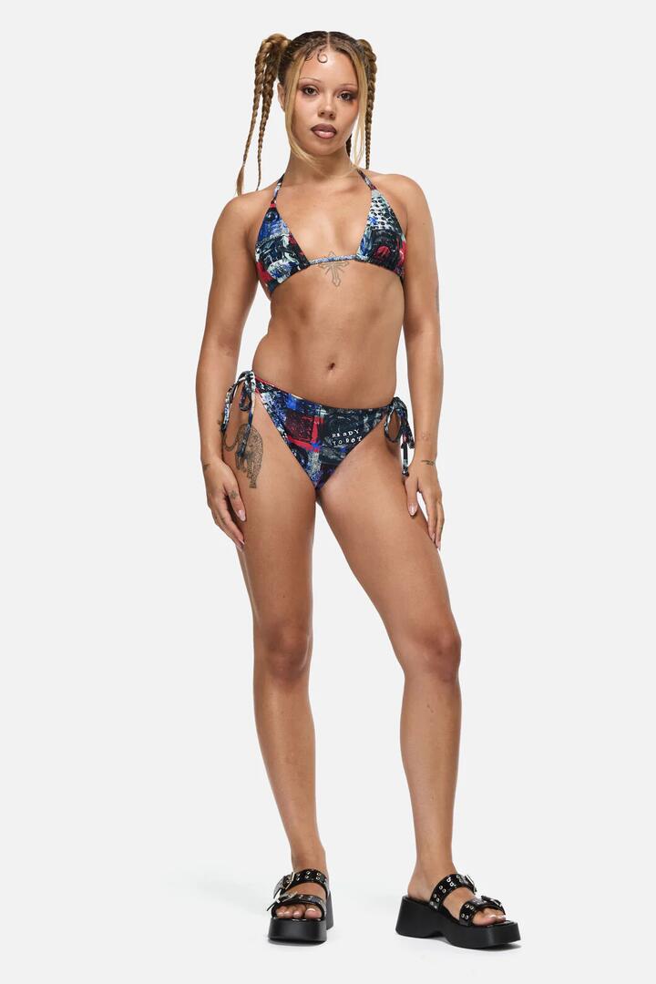 Image of Swimwear. Product name - Ready To Rot Bikini Bottom in Multi colour by brand - Dangerfield