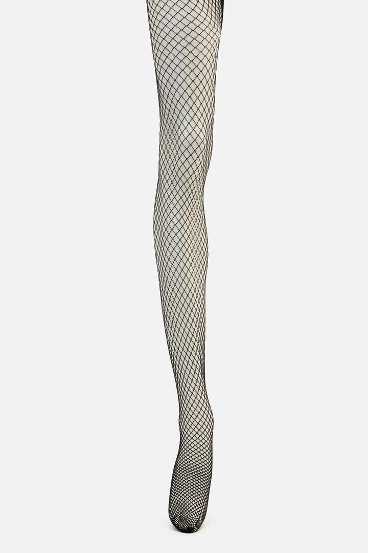 Image of Lingerie. Productname: Black Fishnet Tights in Black colour by brand - Dangerfield