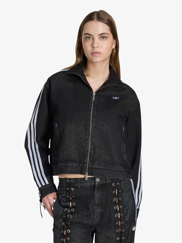 Image of Coats & Jackets. Productname: Adidas Denim Fb Jacket in Black colour by brand - Adidas