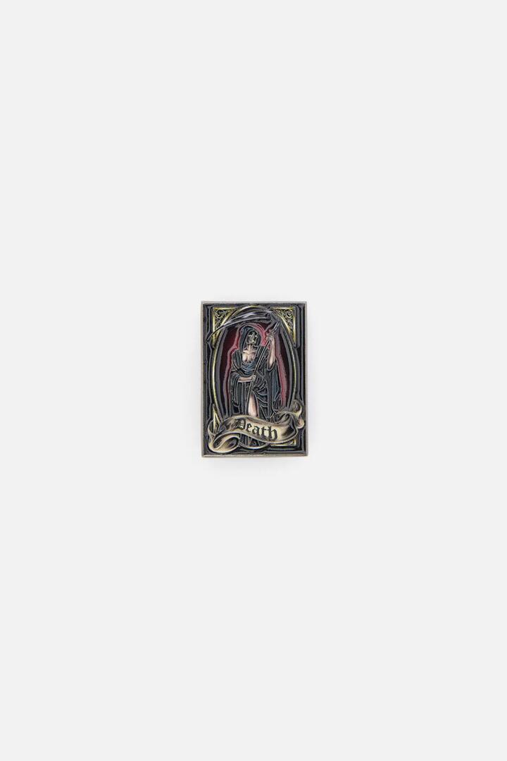 Image of Jewelry. Productname: Death Pin in Black colour by brand - Black Friday