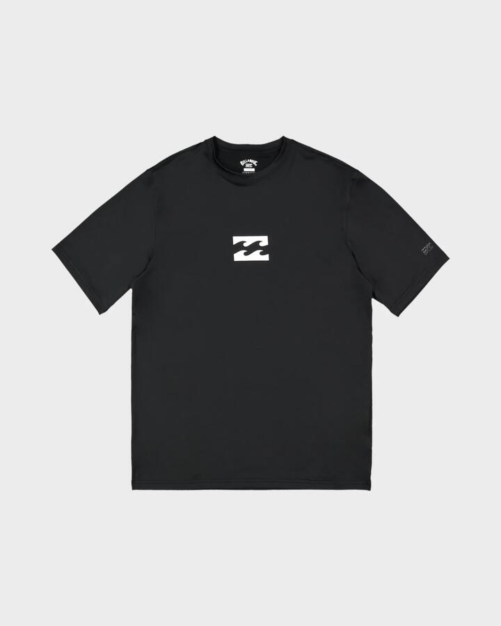 Image of T-Shirts. Product name - Billabong Mens All Day Wave Surf T-Shirt Black in Black colour by brand - Billabong