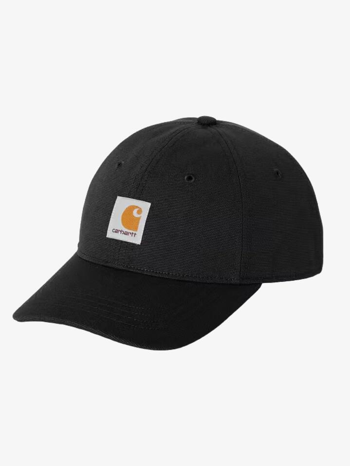 Image of Hats. Productname: Carhartt Wip Canvas Cap ONE SIZE Black in Black colour by brand - Carhartt Wip