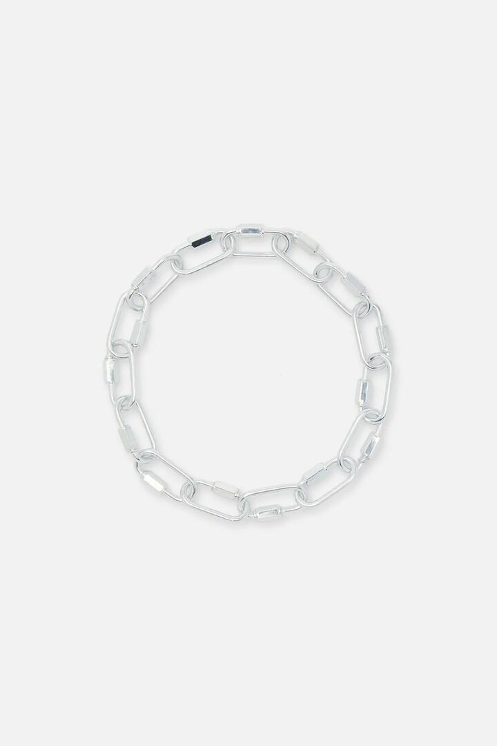 Image of Jewelry. Productname: Super Chunky Chain Choker in Silver colour by brand - Dangerfield