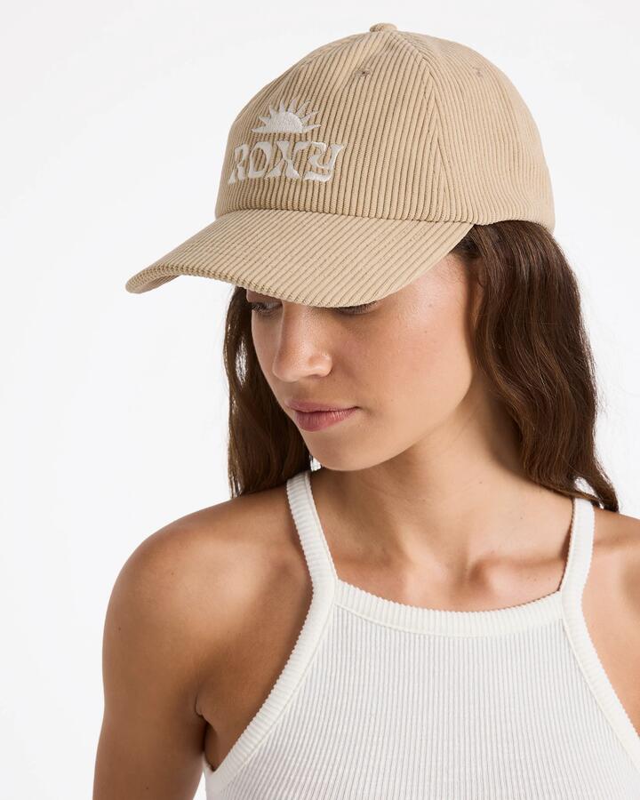 Image of Hats. Productname: roxy Brave Lineup Cap Pebble - in Pebble colour by brand - Roxy