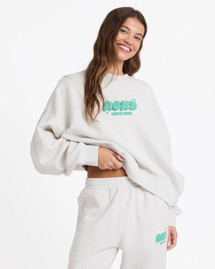 Image of Accessories. Productname: roxy Womens Cruiser Crew Neck Ash Heather - in Ash Heather colour by brand - Roxy