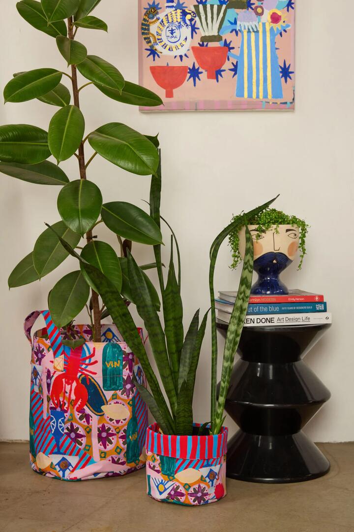 Image of Others. Productname: Le Pique-Nique Planter Large in Print colour by brand - Gorman