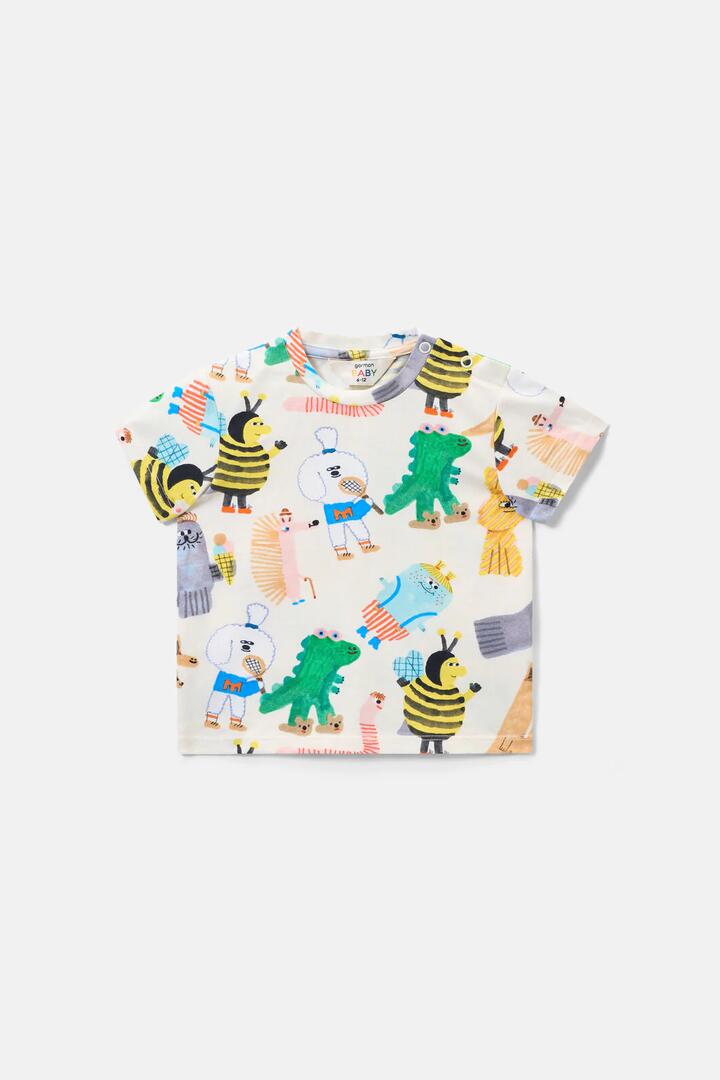 Image of T-Shirts. Product name - Believe Baby T-Shirt in Cream colour by brand - Gorman