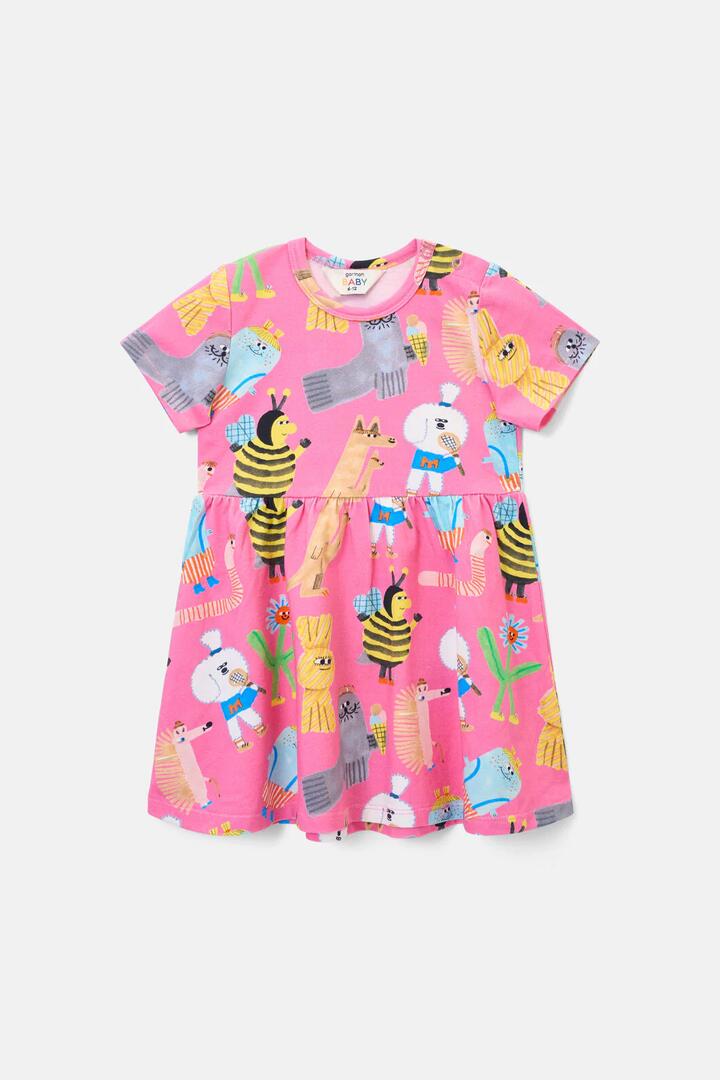 Image of Dresses. Product name - Believe Baby Dress in Pink colour by brand - Gorman