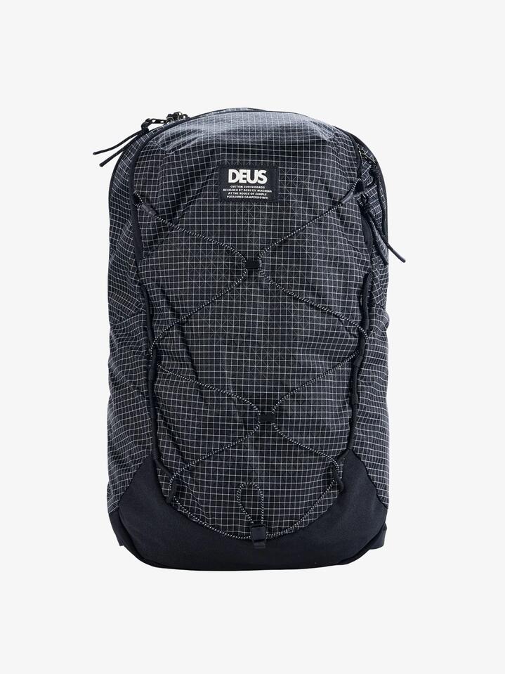 Image of Bags. Productname: Deus Wanderer Backpack ONE SIZE Black in Black colour by brand - Deus