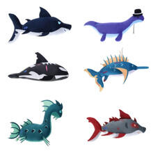 Image of Games. Product name - Fisch 8" Mystery Deluxe Plush Series 1 in colour by brand - Toymate