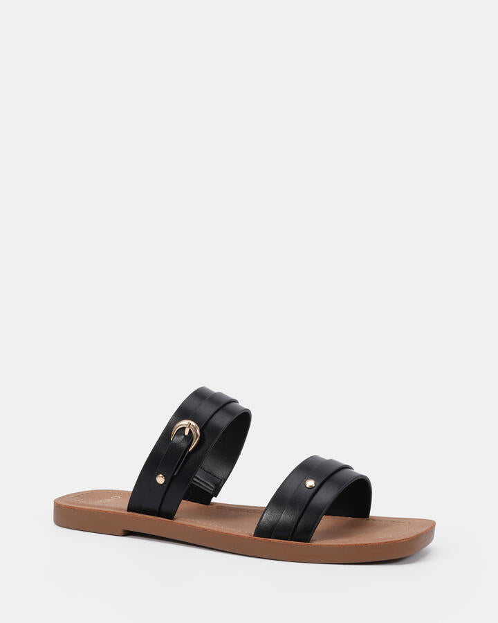 Image of Sandals. Productname: Sharp: Black - Women's Thongs in Black colour by brand - Novo