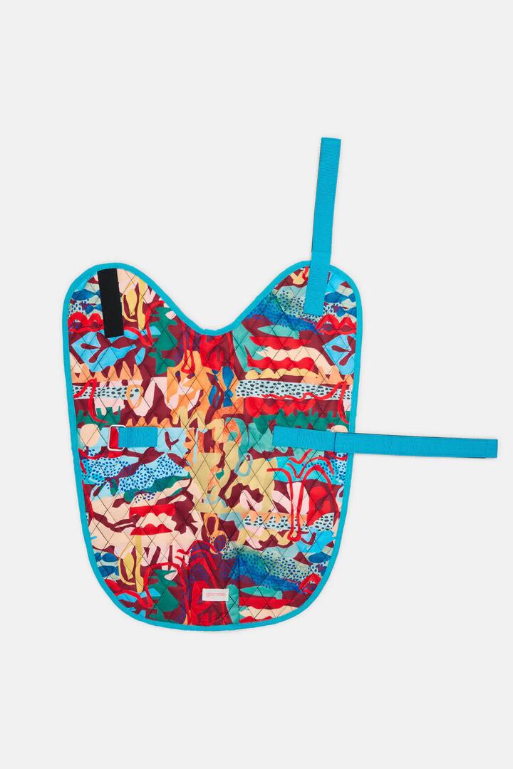Image of Pet Supplies. Productname: Living Tapestry Rust Quilted Pet Coat in Print colour by brand - Gorman
