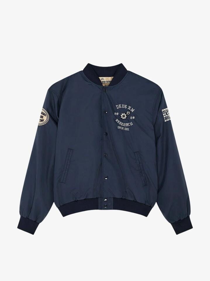 Image of Coats & Jackets. Productname: Deus Horsepower Jacket in Black Iris colour by brand - Deus