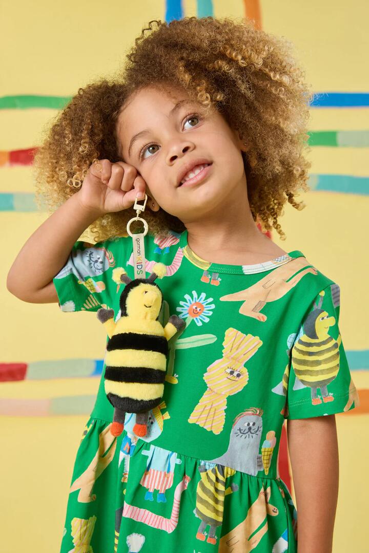 Image of Accessories. Productname: Bee Guy Kids Key Ring in Multi colour by brand - Gorman