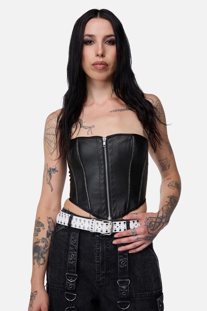 Image of Belts. Productname: Eyelet Border Belt in White colour by brand - Black Friday
