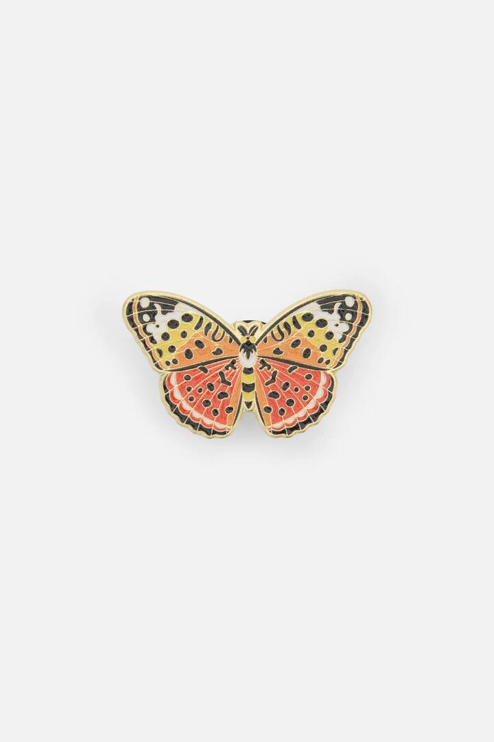 Image of Jewelry. Productname: Butterfly Pin in Orange colour by brand - Black Friday