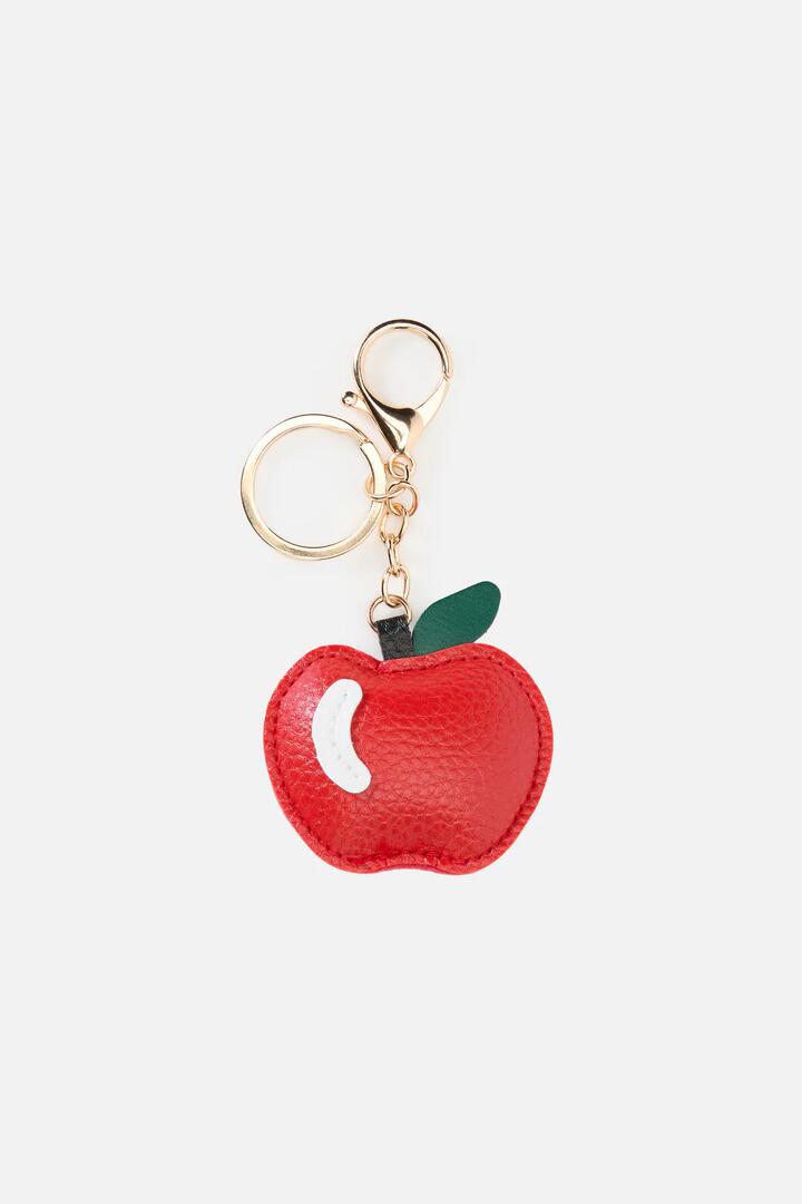 Image of Charms. Productname: Apple PU Bag Charm in Red colour by brand - Princess Highway