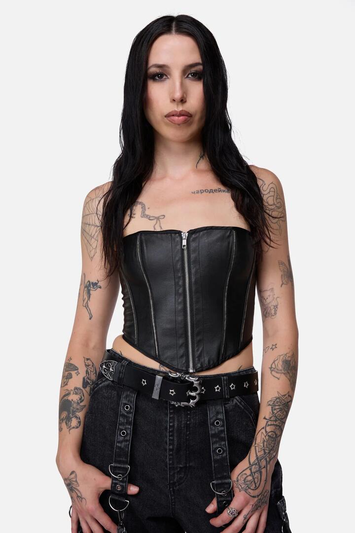 Image of Belts. Productname: Star Eyelet Belt in Black colour by brand - Black Friday