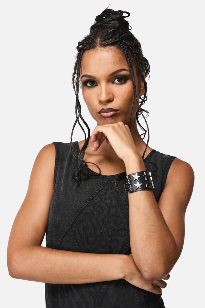 Image of Jewelry. Productname: Double Star Cuff in Black colour by brand - Black Friday