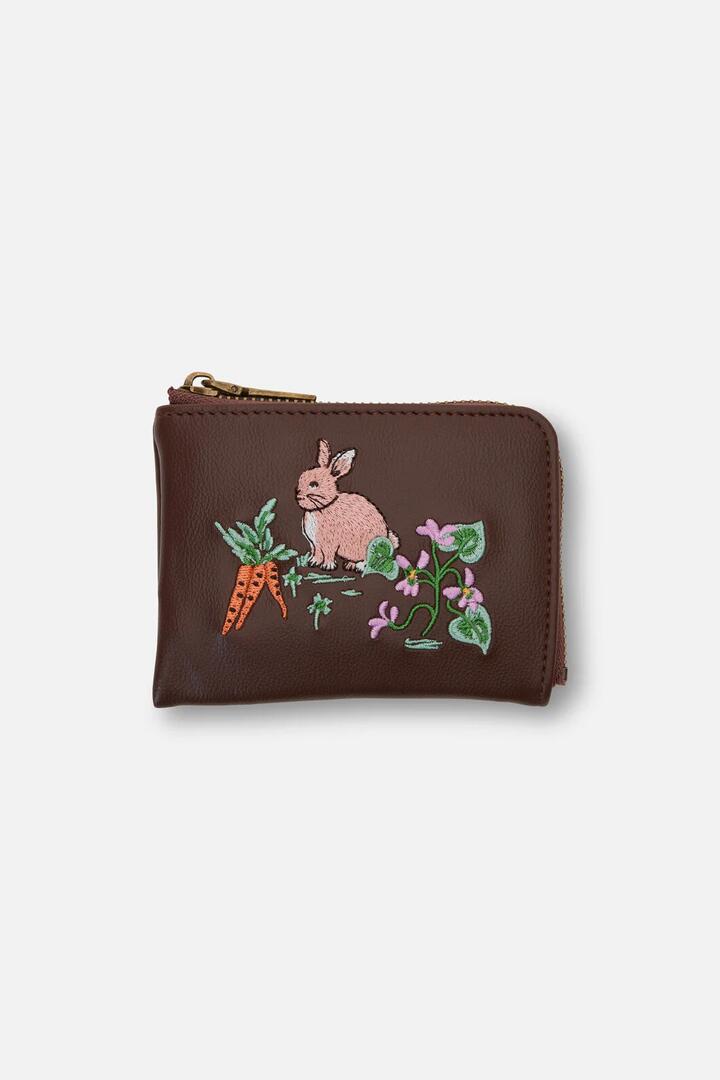Image of Wallets & Money Clips. Productname: Lola Rabbit Wallet in Chocolate colour by brand - Princess Highway
