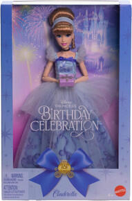 Image of Dolls. Product name - Disney Princess Birthday Celebration Cinderella Doll in colour by brand - Toymate