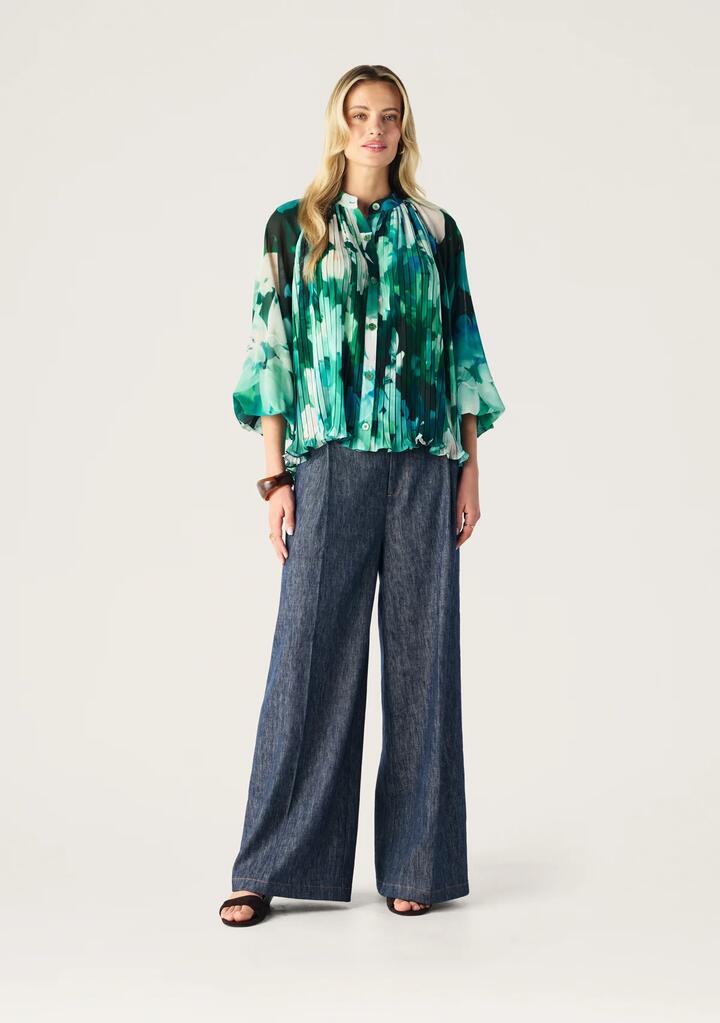 Image of Blouses. Productname: Verdant Print Blouse | MOS The Label in Verdant Print colour by brand - MOS The Label