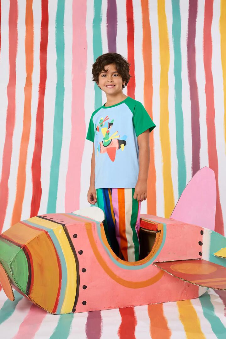 Image of T-Shirts. Productname: Flying Frogs Kids Short Sleeve T-Shirt in Multi colour by brand - Gorman