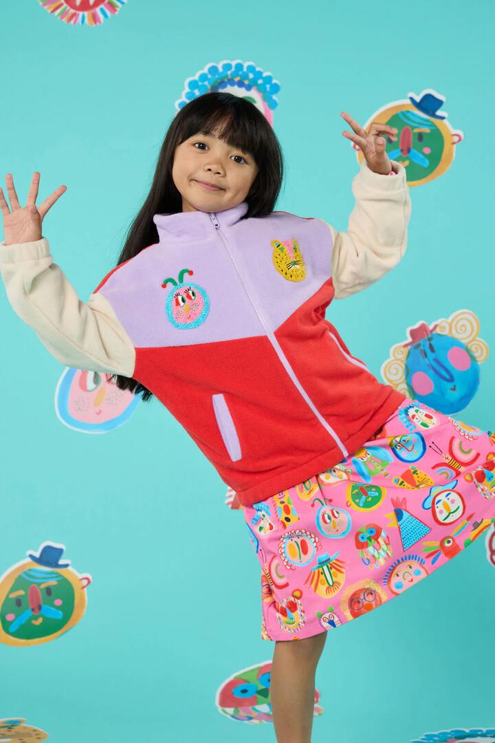 Image of Coats & Jackets. Product name - Gallery Kids Polar Fleece Jacket in Multi colour by brand - Gorman