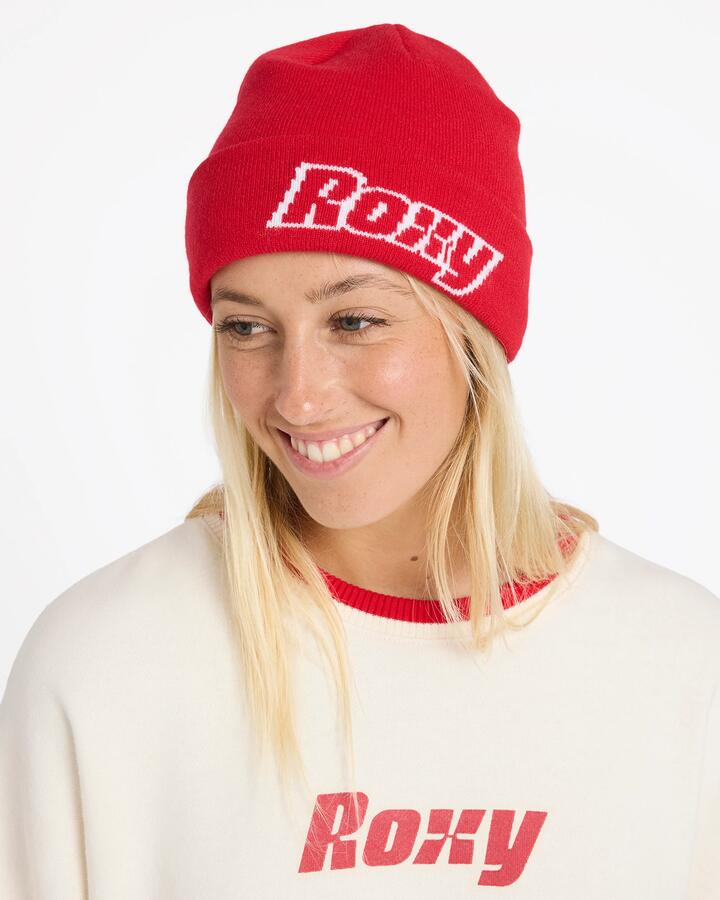 Image of Hats. Productname: Roxy Womens Going Back Beanie Rio Red - in Rio Red colour by brand - Roxy
